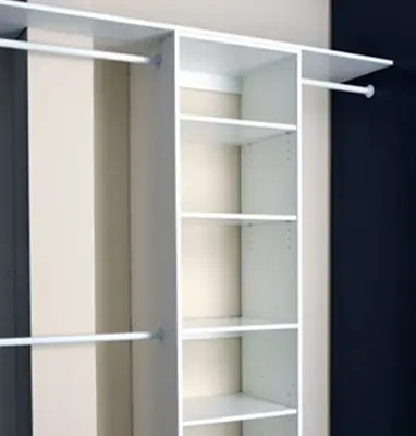 Robe shelf unit with six shelves Adelaide
