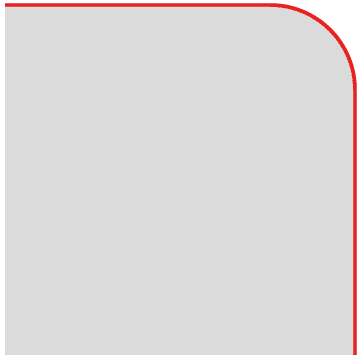 Laminate benchtop profile P81, 8mm radius, 25mm–38mm thickness
