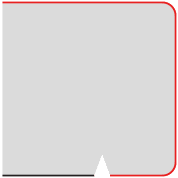 Laminate benchtop profile P252, 2.5mm radius, 33mm–38mm thickness