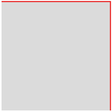 Square laminate benchtop edge, 18mm–38mm thickness